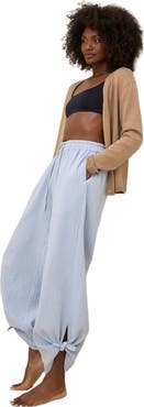 Pact Organic Cotton Coastal Double Gauze Split Hem Pant