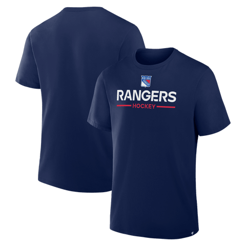Men's Fanatics Navy New York Rangers Authentic Pro Primary T-Shirt