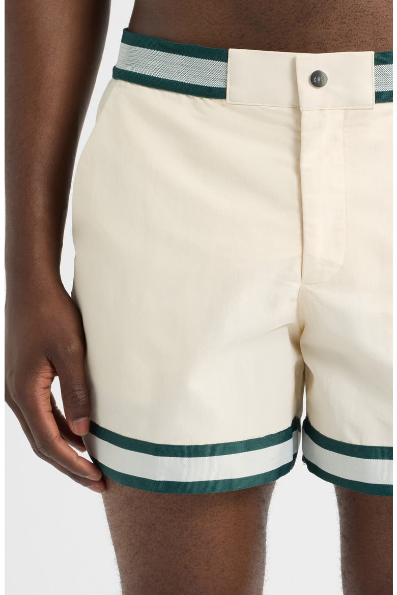 Baller Recycled Nylon Swim Trunks, Alternate, color, IVORY- 10
