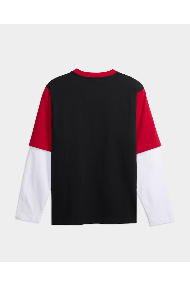 Classic Script Long Sleeve Shirt, Alternate, color, Black