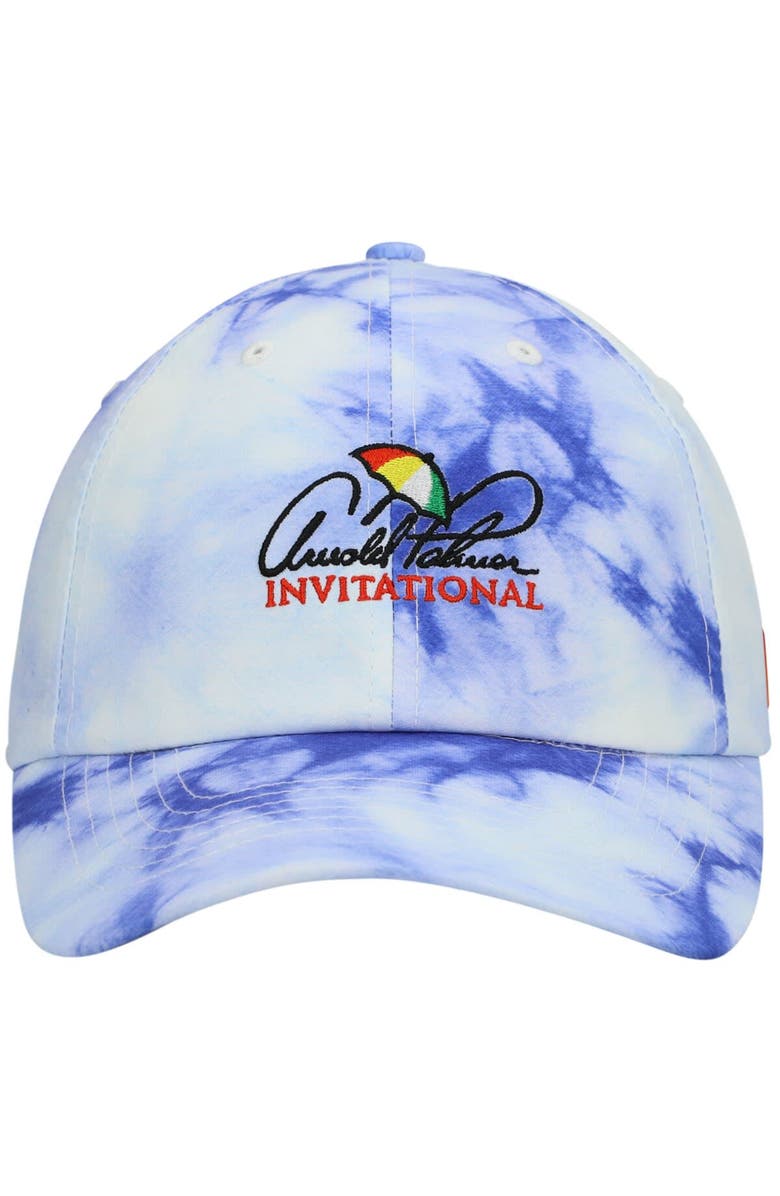 IMPERIAL Men's Imperial Blue Arnold Palmer Invitational Hullabaloo Tie-Dye Adjustable Hat, Alternate, color,