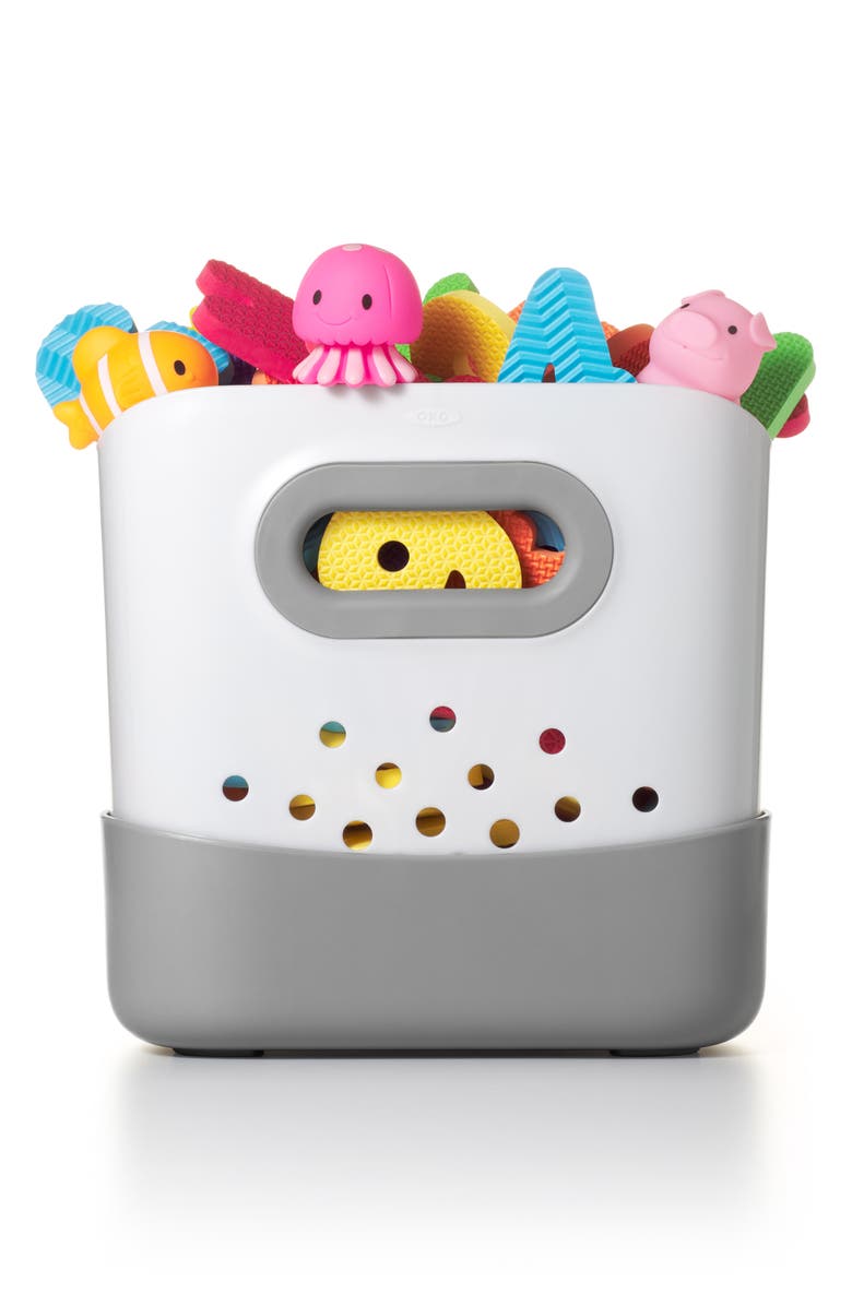 OXO Tot Stand Up Bath Toy Bin, Alternate, color,