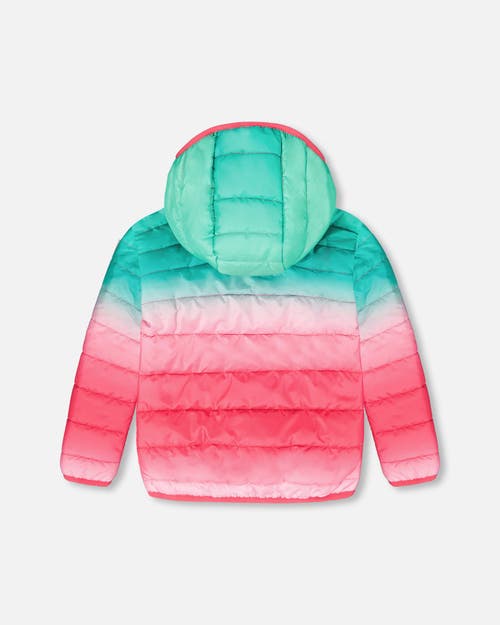 Deux Par Deux Quilted Mid-season Jacket In Multi