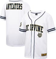 COLOSSEUM Men's Colosseum White UC Irvine Anteaters Free Spirited Mesh Button-Up Baseball Jersey