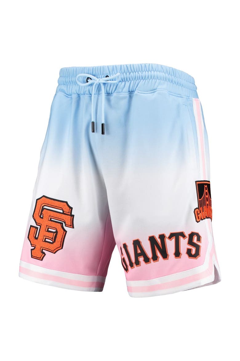 Men's Pro Standard Blue/Pink San Francisco Giants Team Logo Pro Ombre Shorts, Alternate, color, Blue