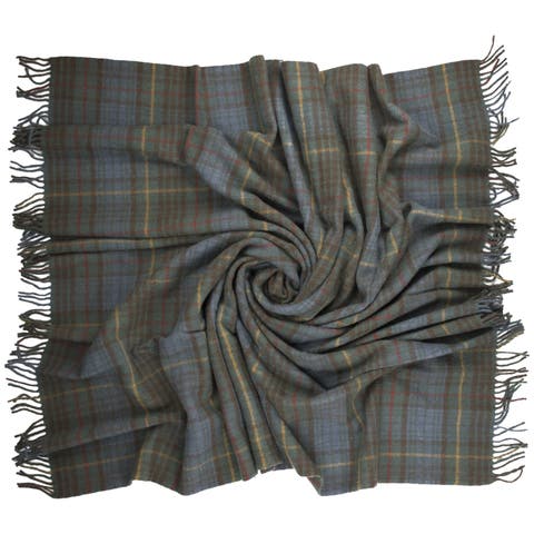 Highland Tweeds New Wool Fluffy Throw
