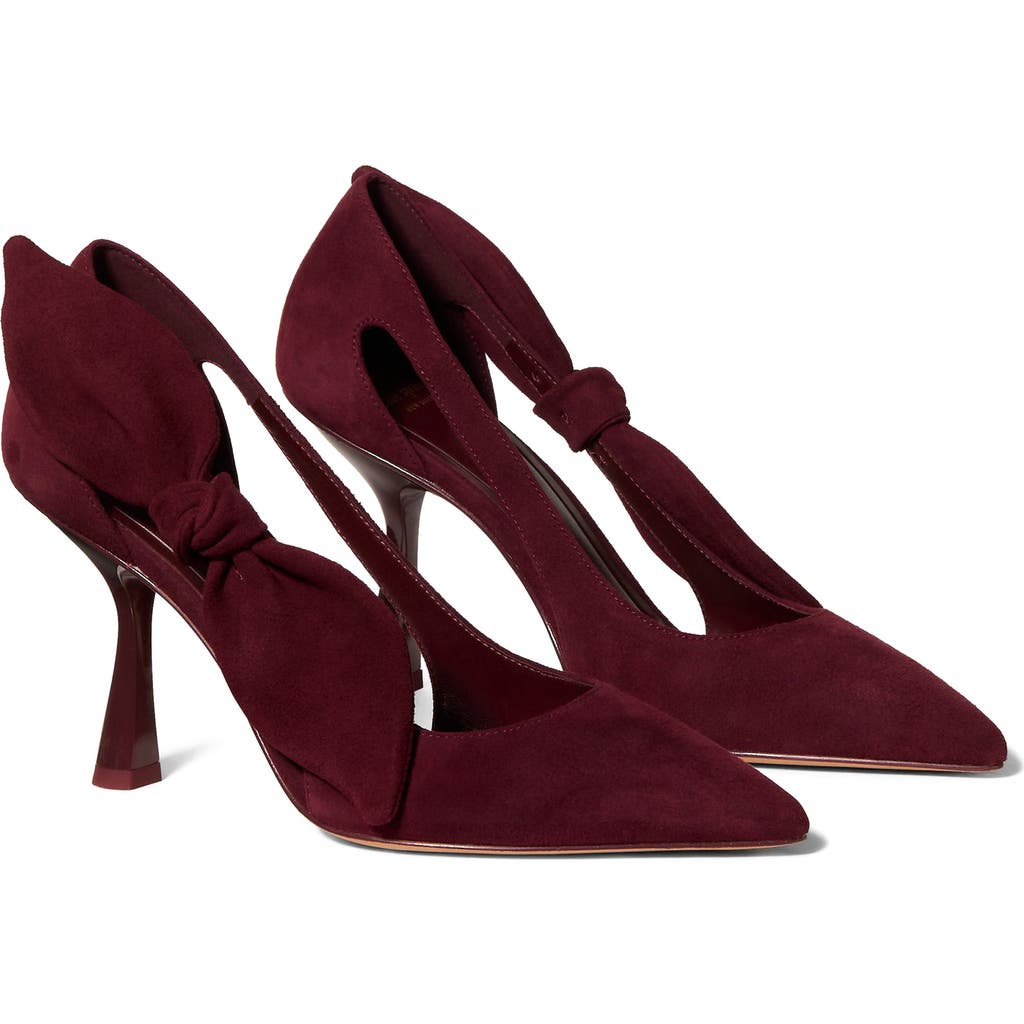 Kate Spade New York Bunnie Pointed Toe Pump In Burgundy