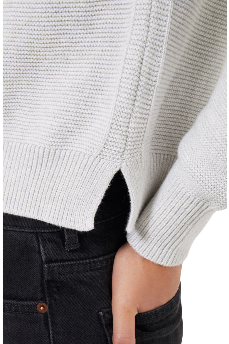Lilly Mozart Cotton Sweater, Alternate, color, DOVE GREY