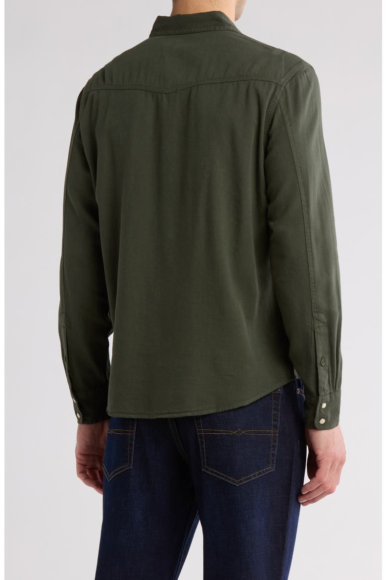 Western Button-Up Shirt, Alternate, color, DUFFEL BAG