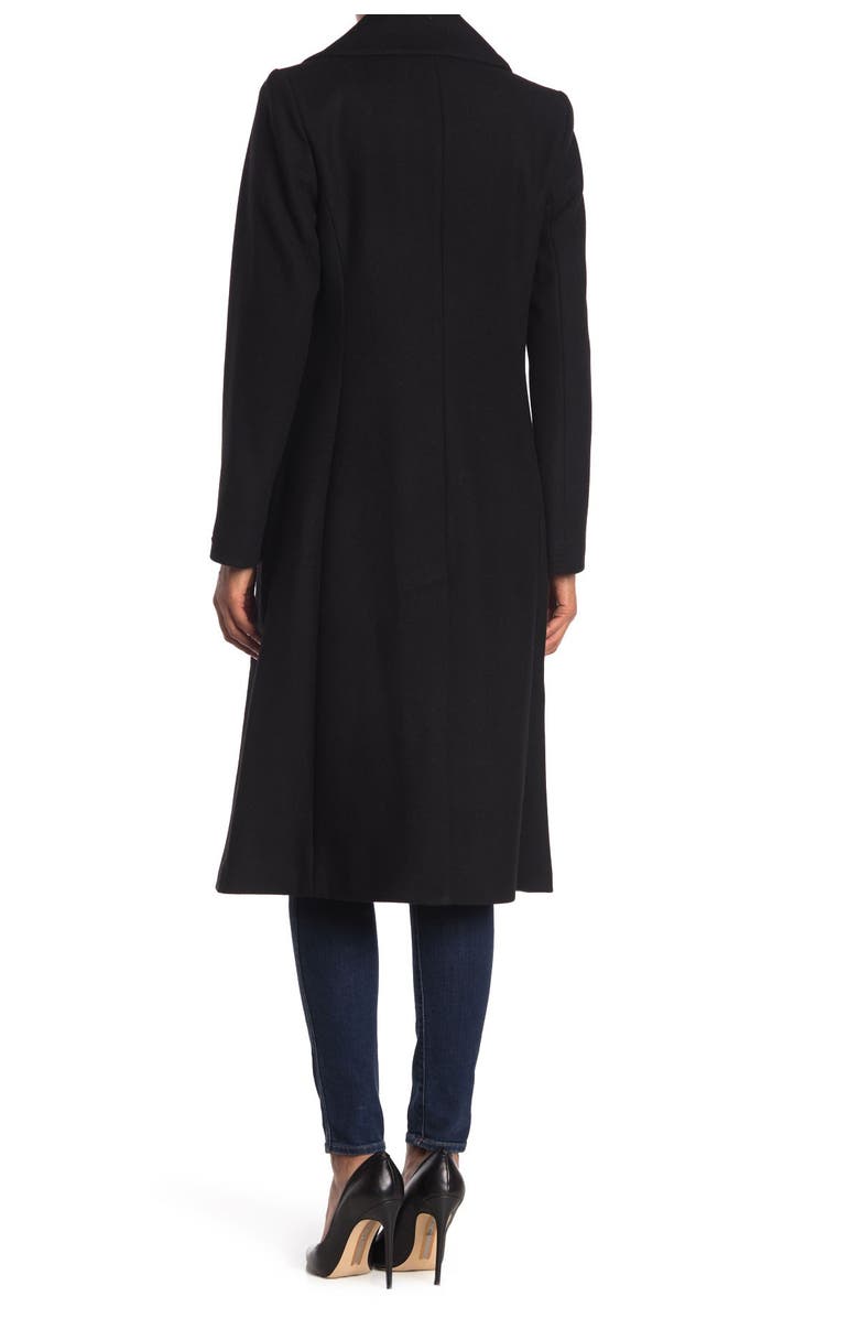 Nine West Double Breasted Long Wool Coat, Main, color,