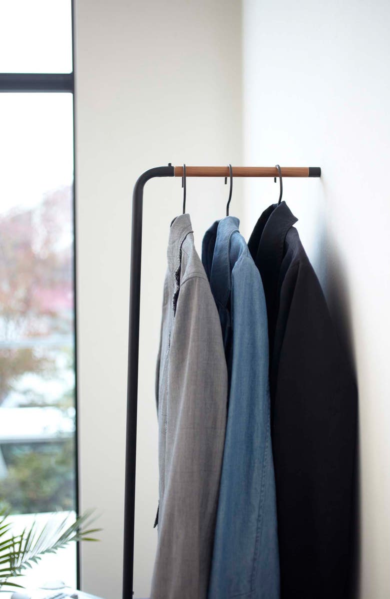 Yamazaki Leaning Tower Slim Coat Rack, Alternate, color, 