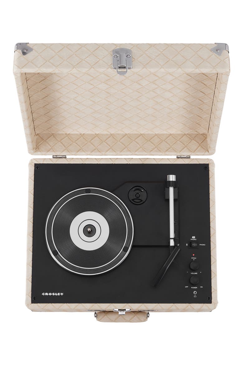 Anthology Bluetooth® Record Player, Alternate, color, LIGHT TAN