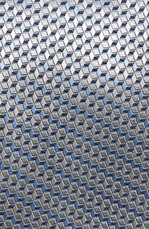 David Donahue Silk Tie In Blue