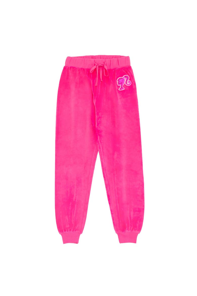 Velour Hoodie & Pants Set, Alternate, color, Pink