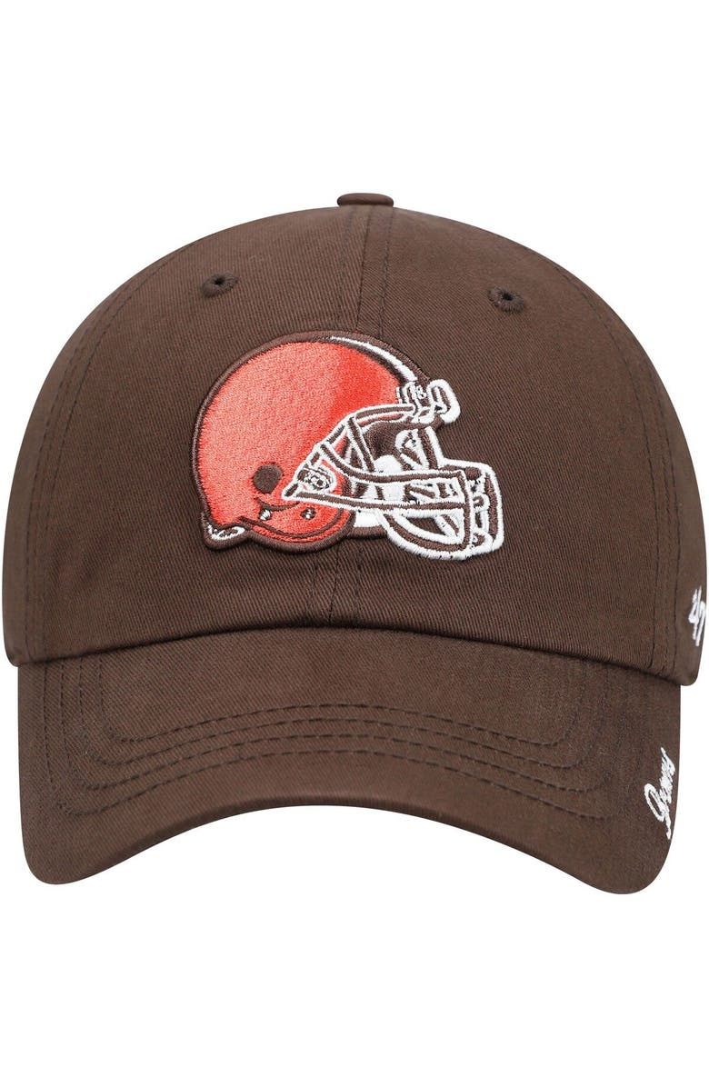 '47 Women's '47 Brown Cleveland Browns Miata Clean Up Primary Adjustable Hat, Alternate, color, Brown