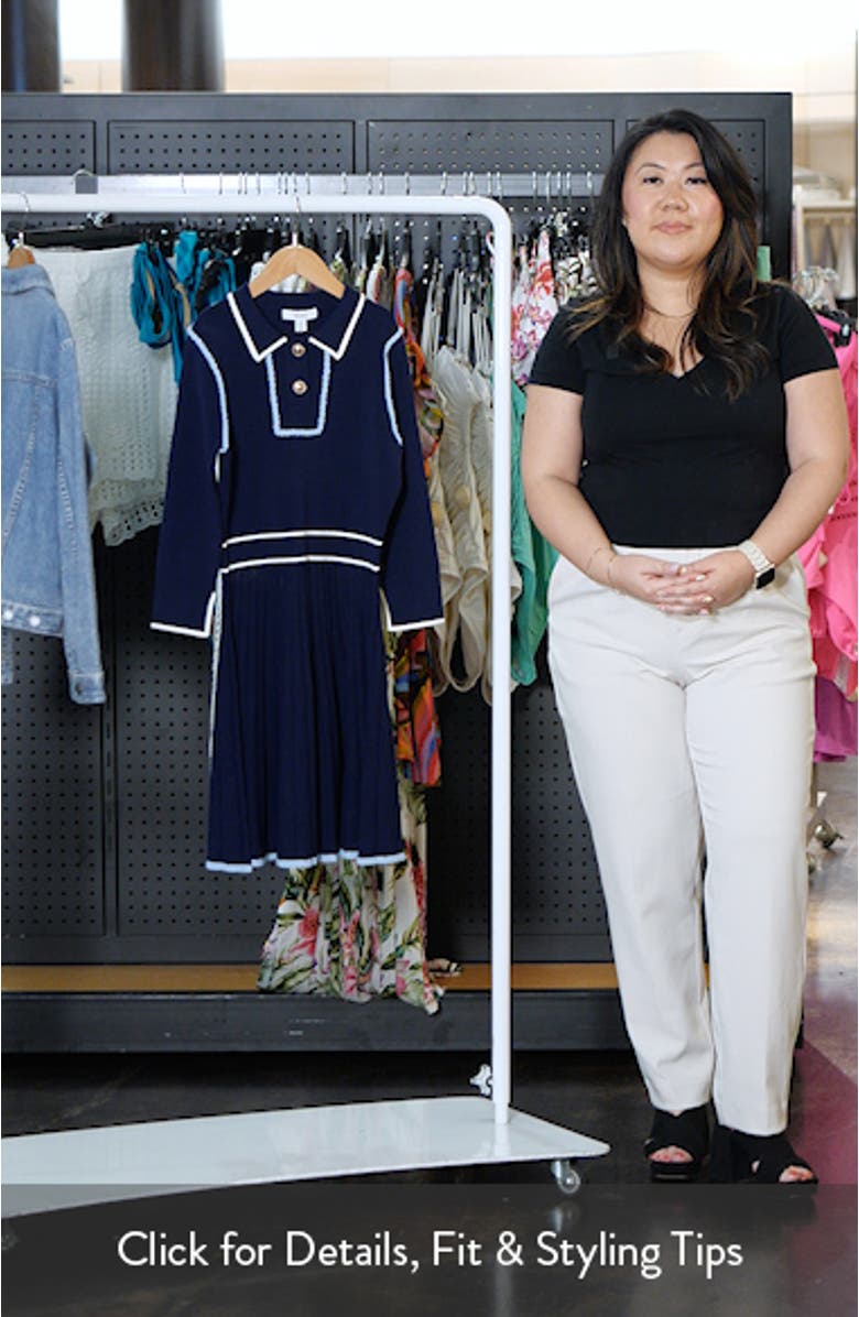 Kids' Freya Piped Sweater Dress, sales video thumbnail