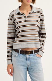 Madewell The Long Sleeve Cotton Polo