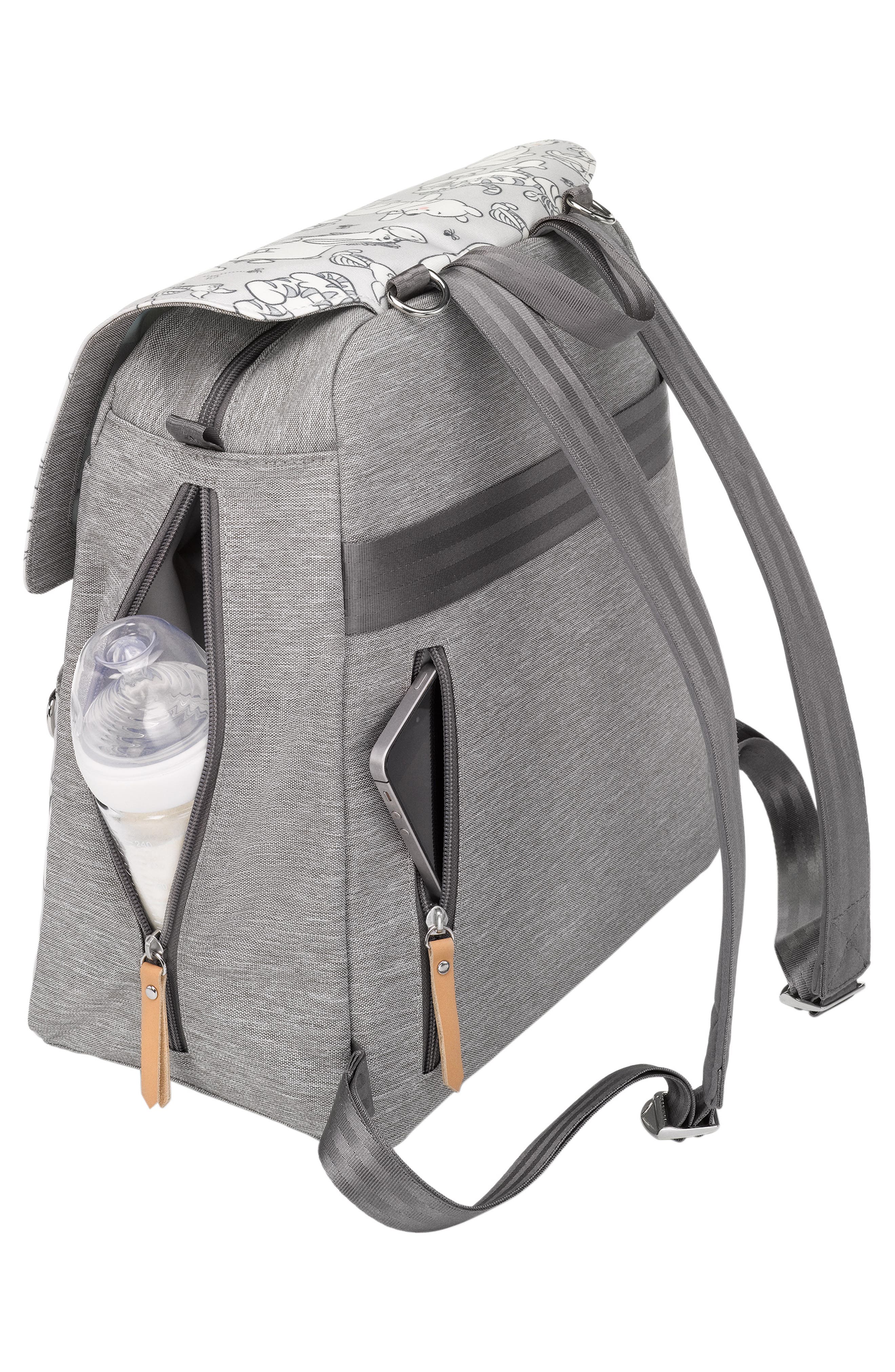 Petunia Pickle Bottom x Disney Playful Pooh Meta Diaper Backpack, Alternate, color, 