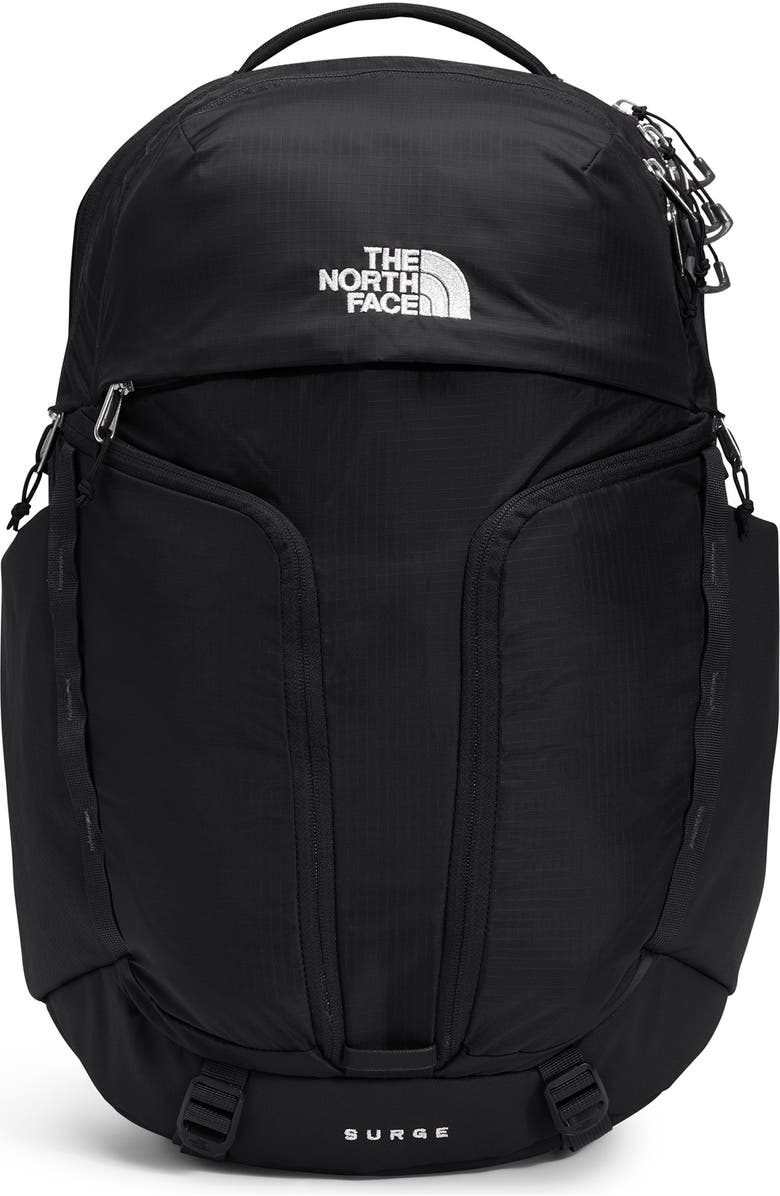 The North Face Surge Water Repellent Ripstop Backpack, Main, color,