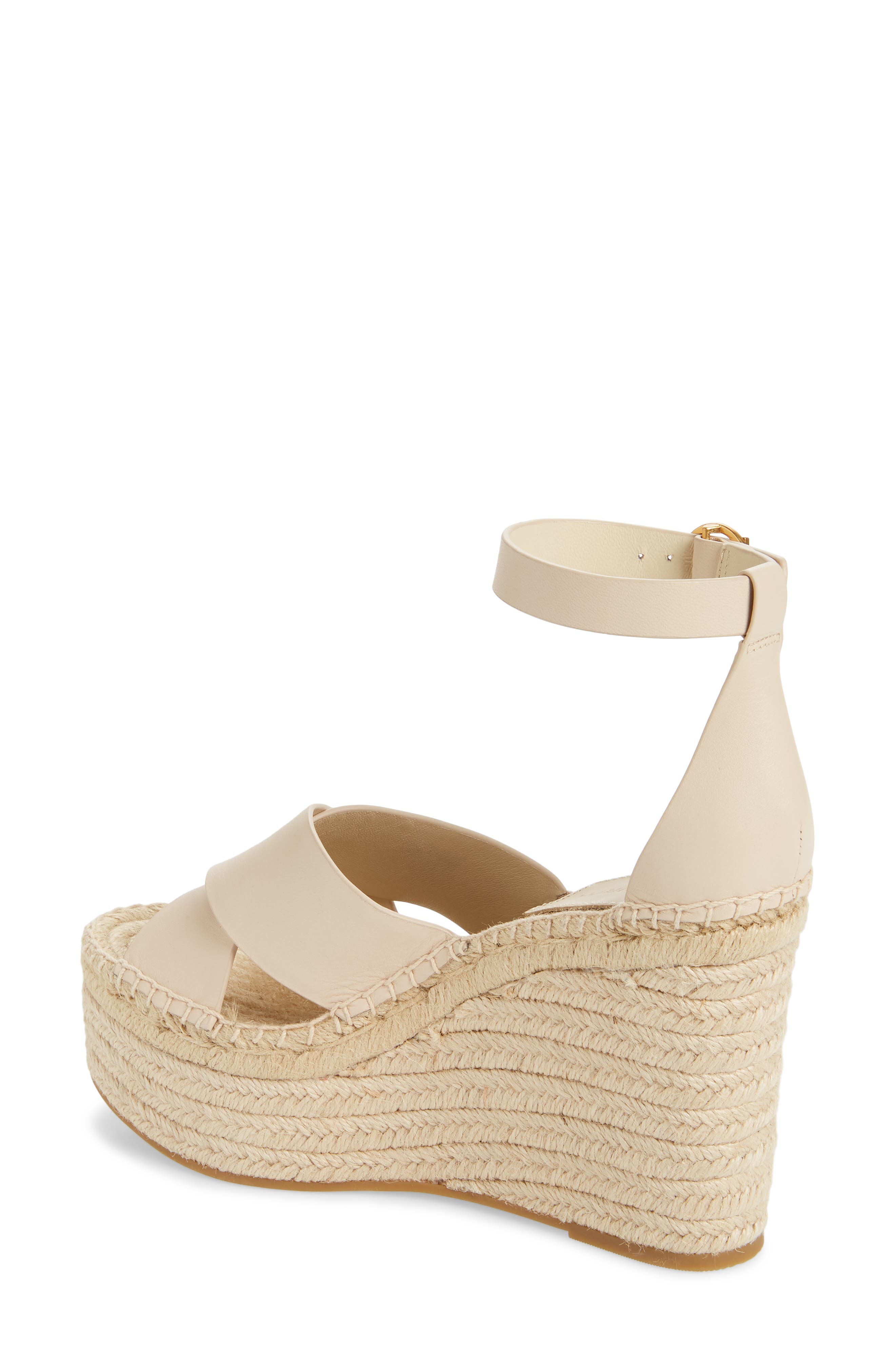 Tory Burch Selby Espadrille Wedge Sandal, Alternate, color, 
