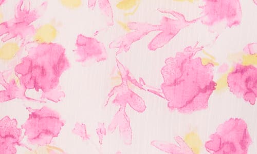 Shop Vince Camuto Floral Tulip Sleeve Top In Violet Blush