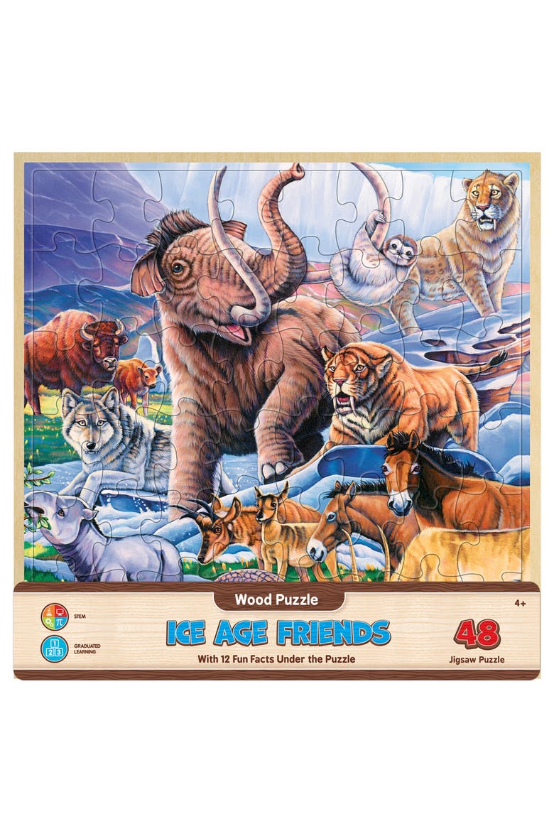 Ice Age Friends 48 Piece Wood Puzzle, Main, color, Multicolor