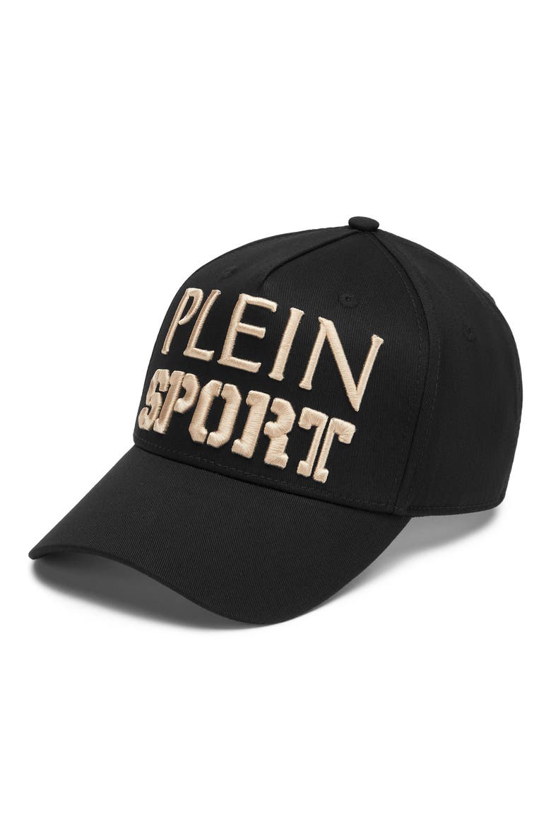 Baseball Cap Unisex, Main, color, black/gold