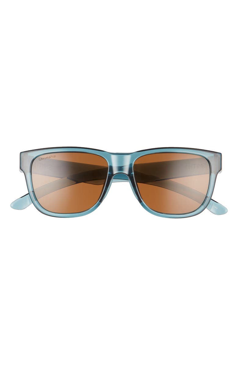Smith Lowdown 2 Slim 51mm Polarized Sunglasses, Main, color, Crystal Stone Green/ Brown