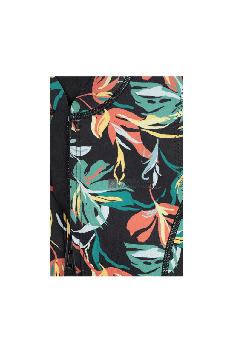 Shorty Tropical Swimming Wetsuit, Alternate, color, Green