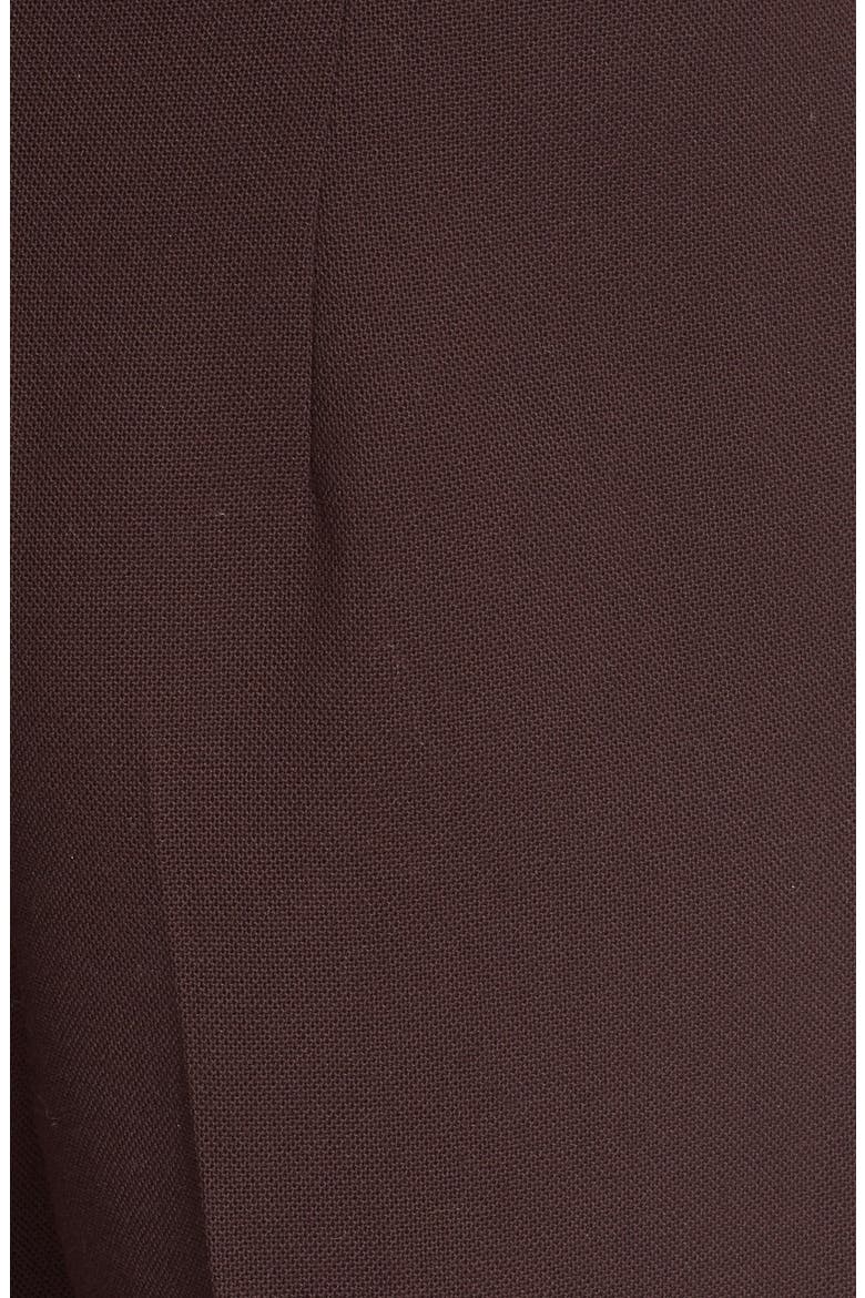 Wide Leg Silk Trousers, Alternate, color, PORT