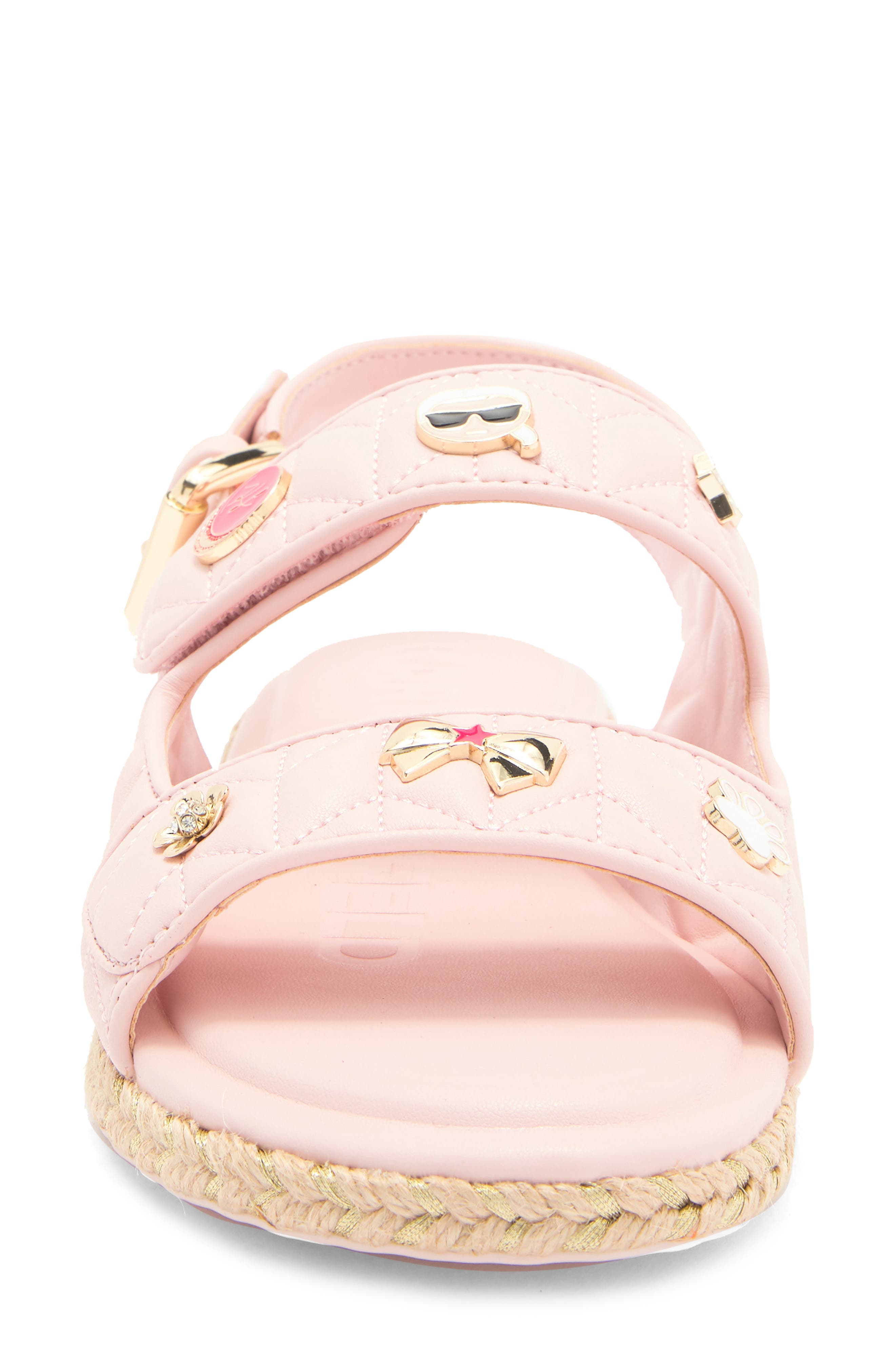KARL LAGERFELD PARIS Charlay Macaraon Sandal, Alternate, color, Light Blush