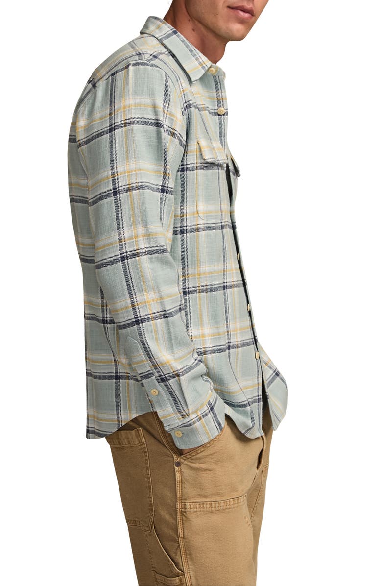 Lucky Brand Plaid Slub Utility Shirt, Alternate, color,
