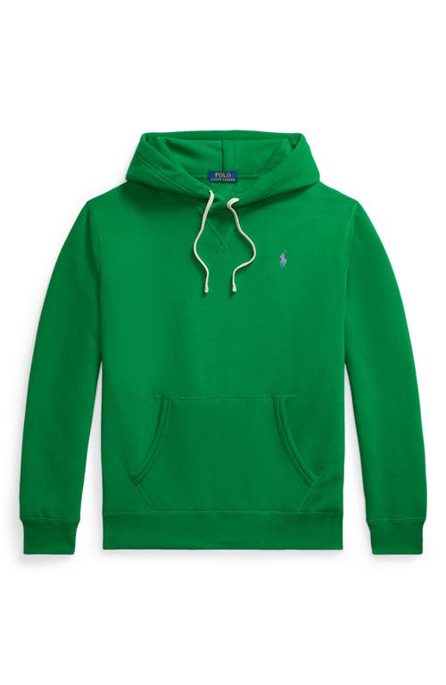 Polo Ralph Lauren The Rl Cotton-blend Fleece Hoodie Clothing In Green
