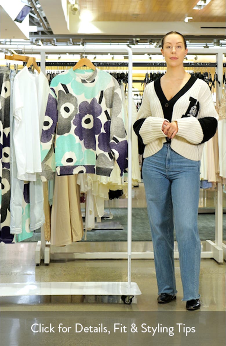 Leiot Unikko Floral French Terry Sweatshirt, sales video thumbnail