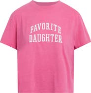 Favorite Daughter Cropped Collegiate Tee