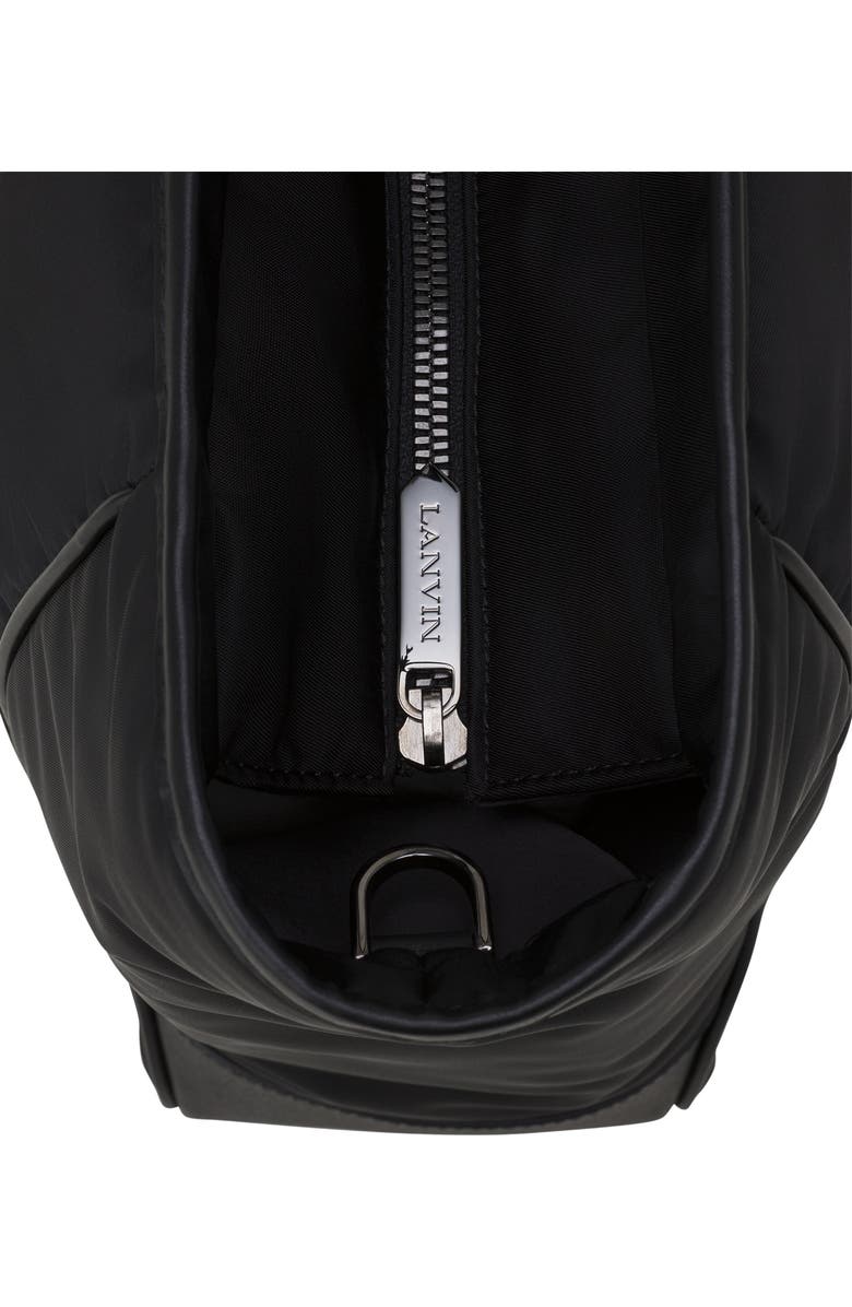 Lanvin Curb Nylon Tote Bag, Alternate, color, Black