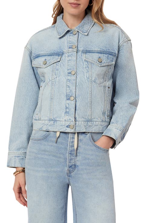 Oversized Crop Denim Jacket