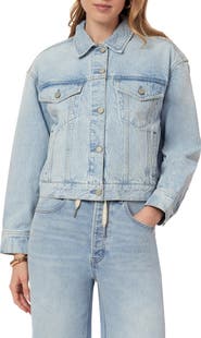Scotch & Soda Oversized Crop Denim Jacket