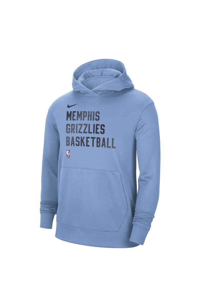 Nike Unisex Nike Light Blue Memphis Grizzlies 2023/24 Performance Spotlight On-Court Practice Pullover Hoodie, Alternate, color, Light Blue