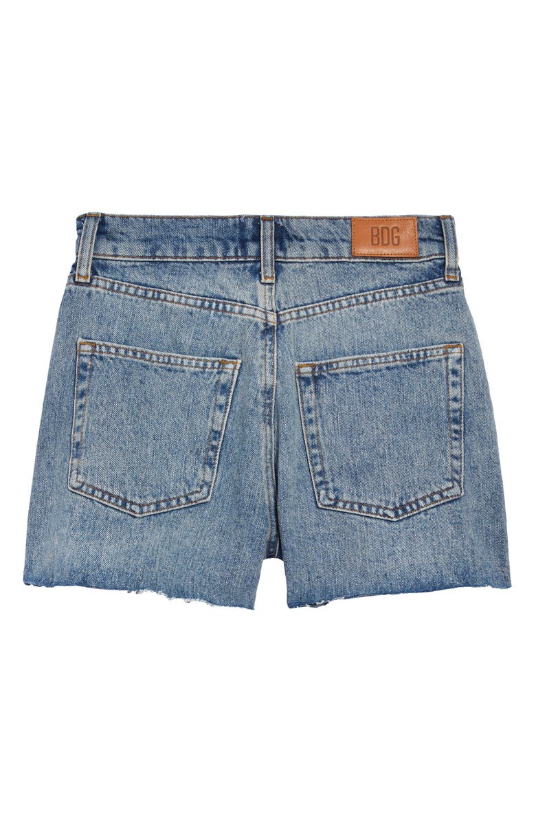 BDG Urban Outfitters Pax Ripped High Waist Denim Shorts, Alternate, color,