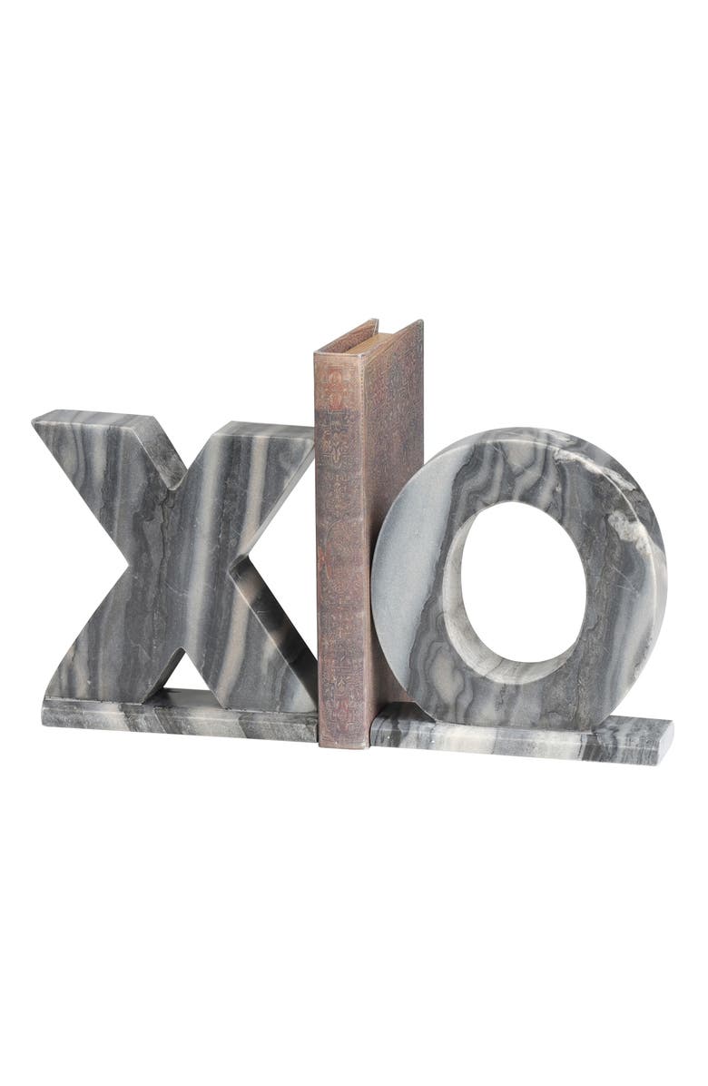 VIVIAN LUNE HOME XO Marble Bookends, Alternate, color,