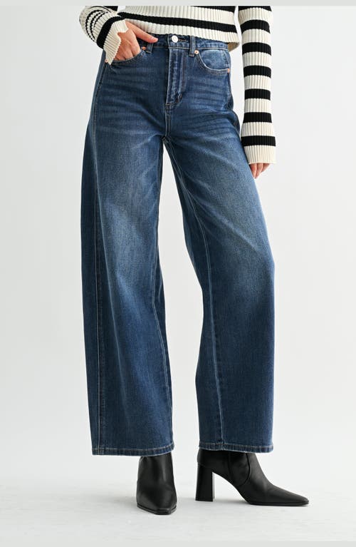 Jemina Denim High Rise Balloon Pant In Blue