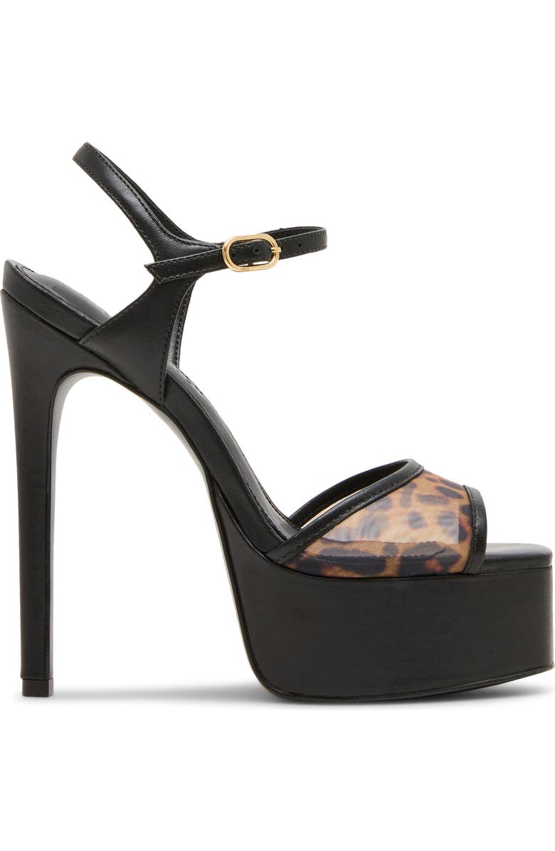 Steve Madden Cologne Platform Stiletto Sandal, Alternate, color, Leopard Multi