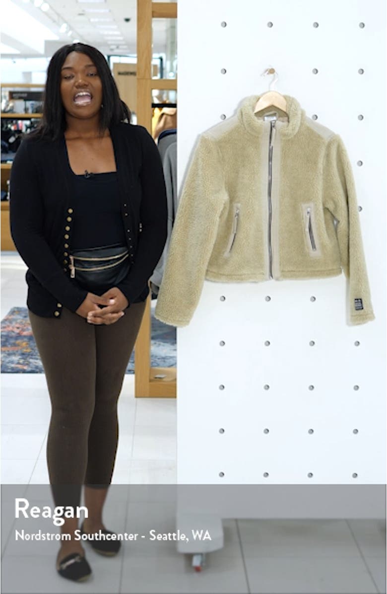 Contrast Panel Fleece Jacket, sales video thumbnail