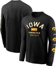 Nike Men's Nike Black Iowa Hawkeyes Classic Location Long Sleeve T-Shirt
