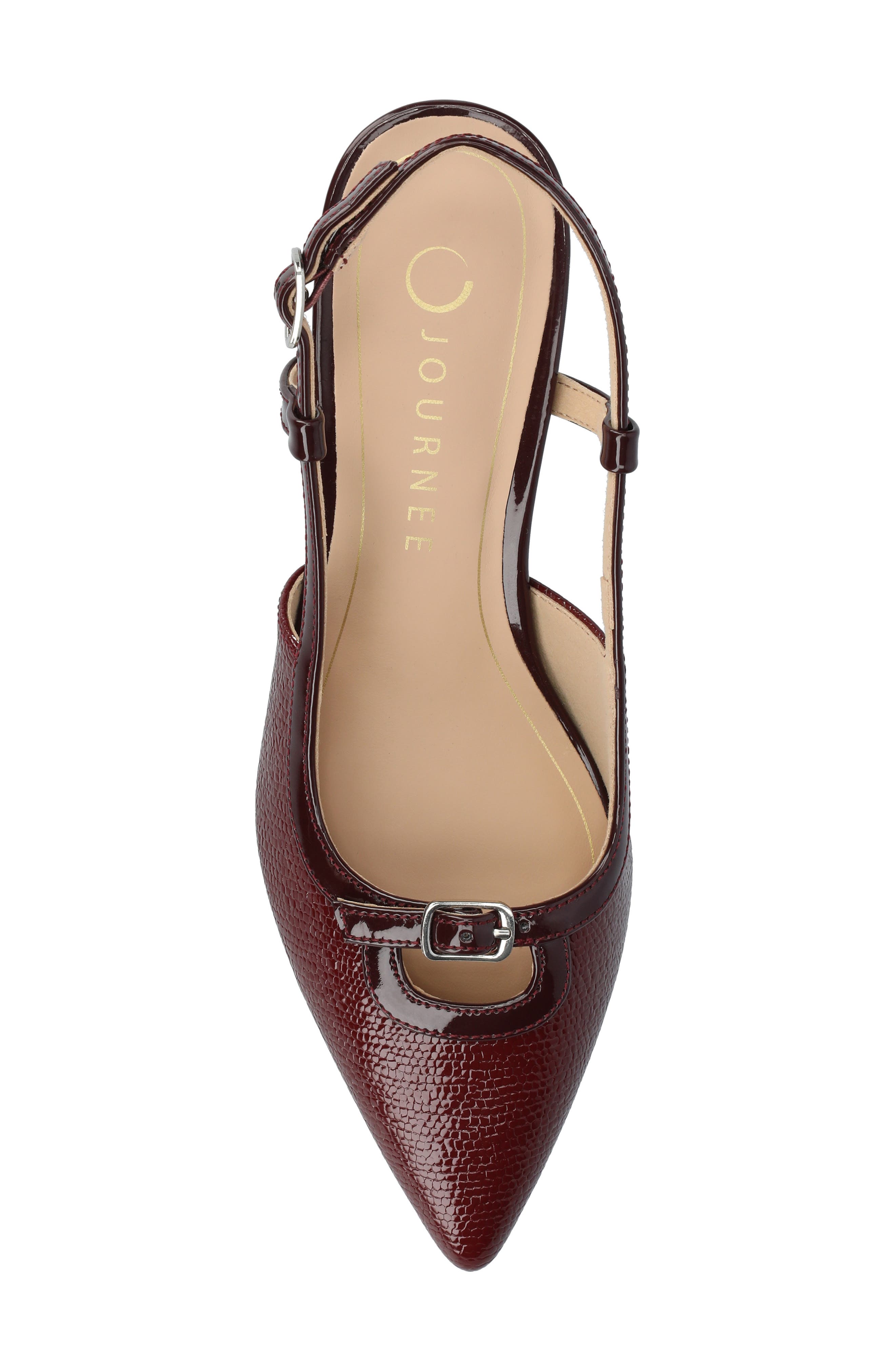 Padma Slingback Kitten Heel Pump - Wide Width Available, Alternate, color, OXBLOOD