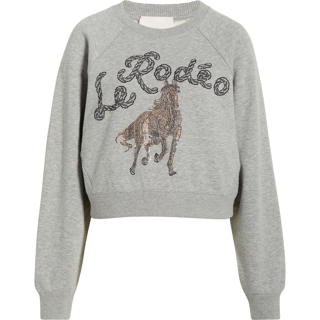 Cinq À Sept Cinq A Sept Jennifer Le Rodeo Pullover Sweatshirt In Gray