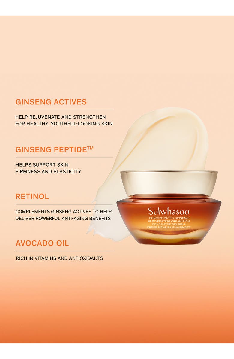 Sulwhasoo Concentrated Ginseng Rejuvenating Cream Rich, Alternate, color,