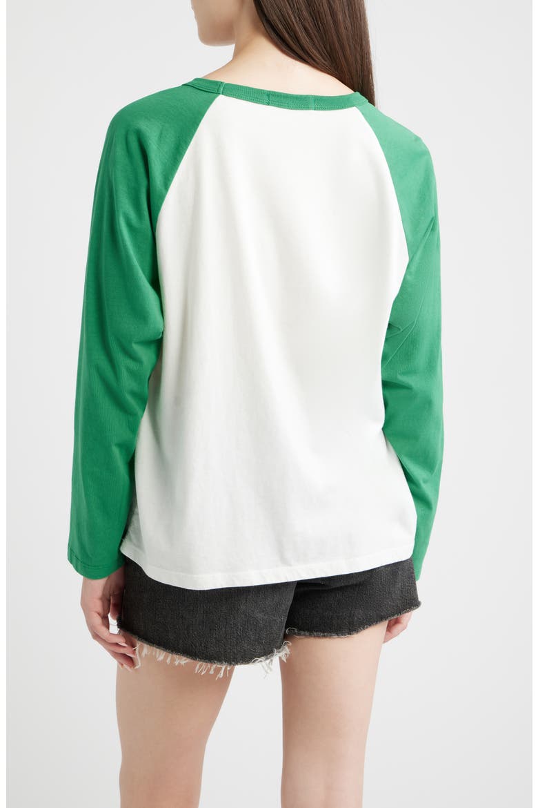 Map of Nowhere Oversized Raglan Graphic Tee, Alternate, color, GREEN BRIAR COMBO