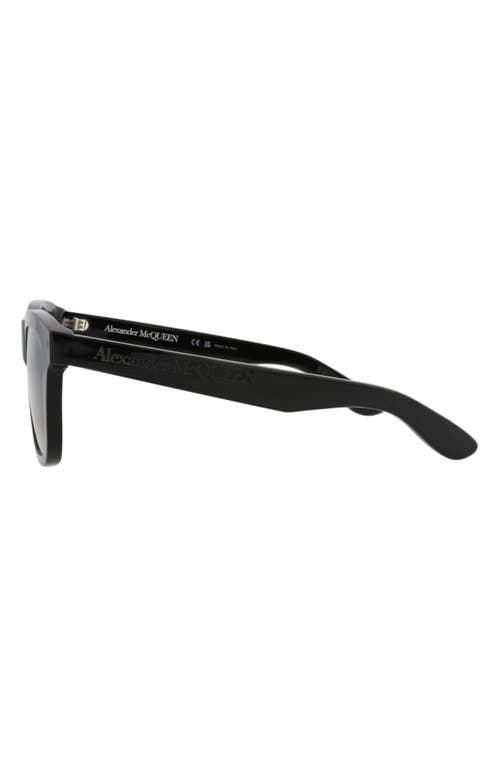 Alexander Mcqueen Mcqueen 54mm Square Sunglasses In Black